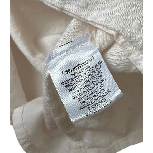 Modcloth Princess Highway Light Peach Cotton Round Neck Women's Size 12 | 35-23 - Picture 5 of 7